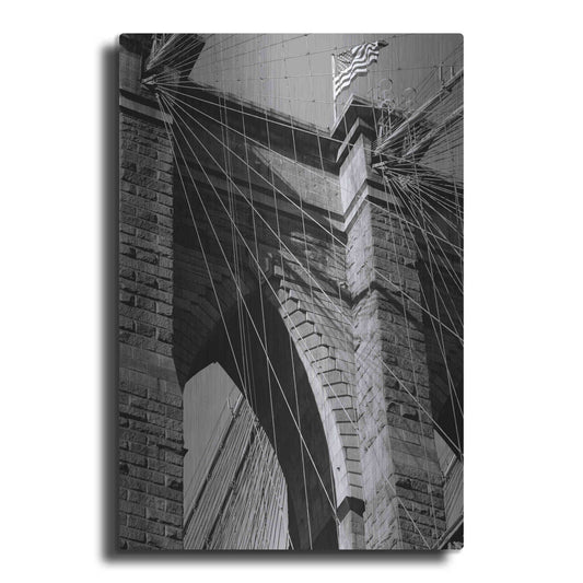 Luxe Metal Art 'Bridges of NYC III' by Jeff Pica, Metal Wall Art