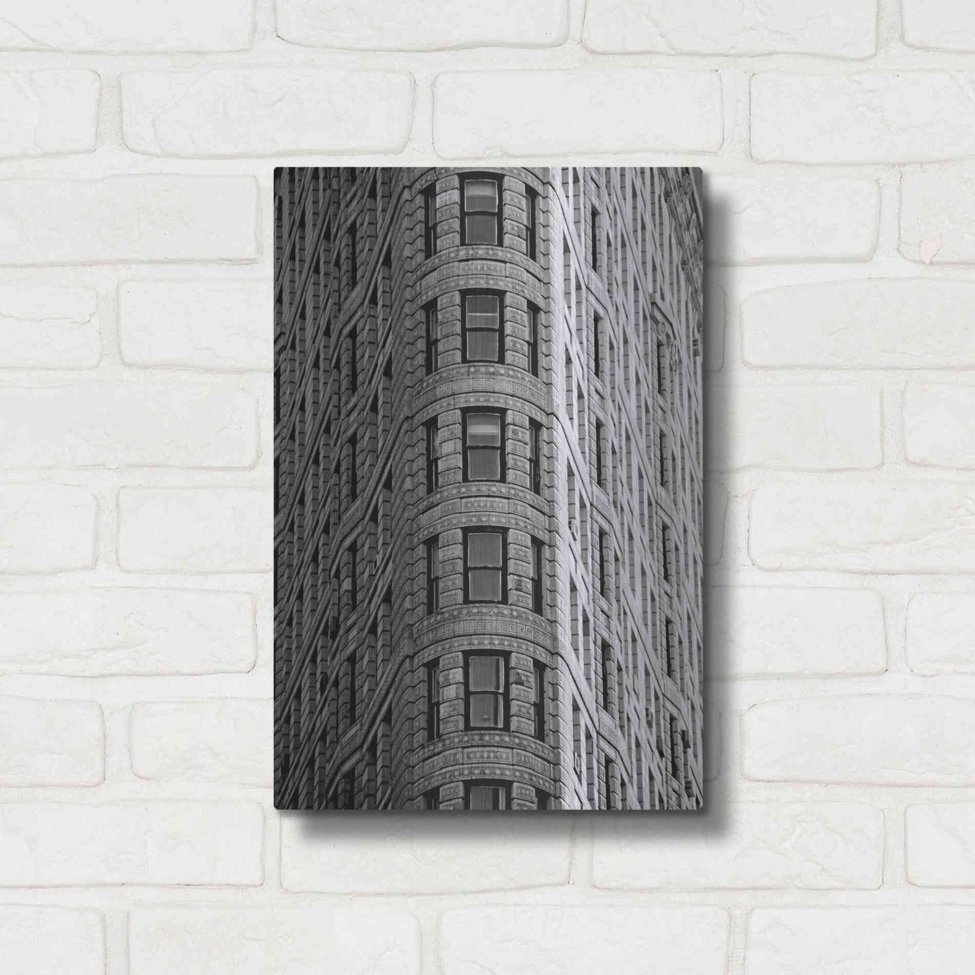 Luxe Metal Art 'Reflections of NYC I' by Jeff Pica, Metal Wall Art,12x16