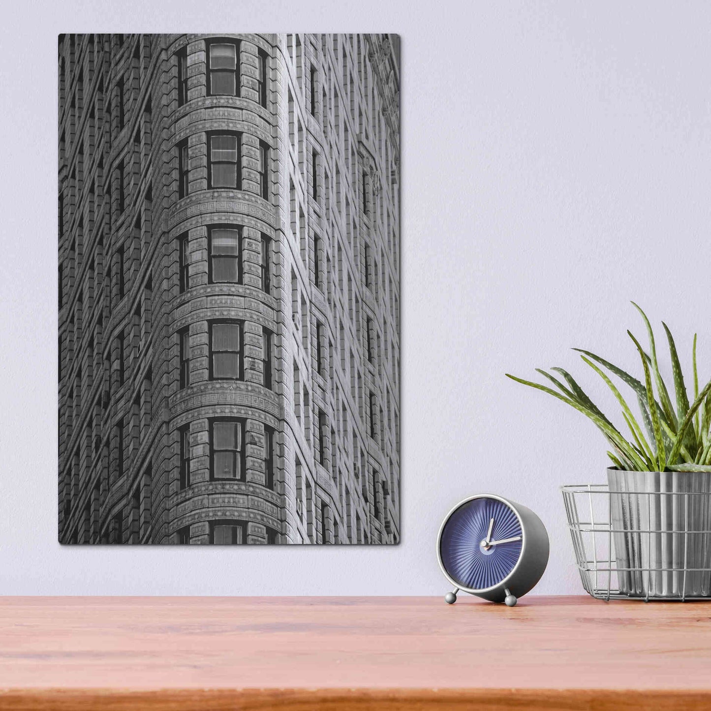 Luxe Metal Art 'Reflections of NYC I' by Jeff Pica, Metal Wall Art,12x16