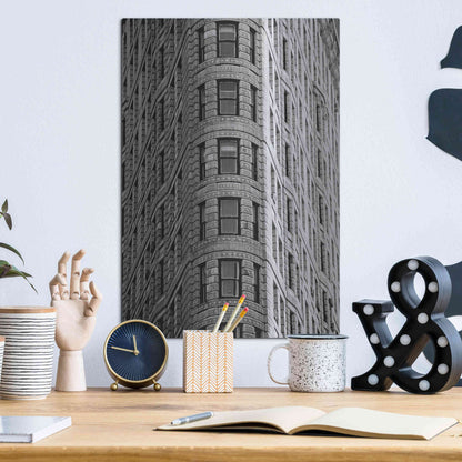 Luxe Metal Art 'Reflections of NYC I' by Jeff Pica, Metal Wall Art,12x16