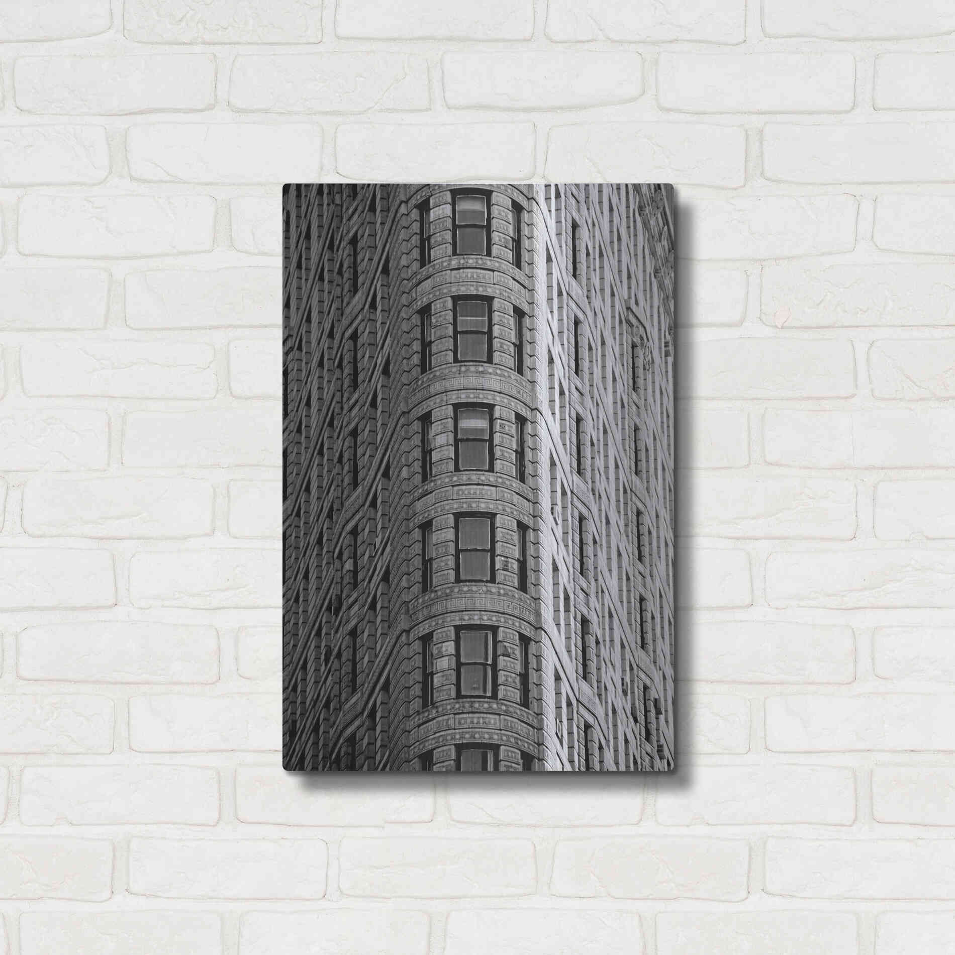 Luxe Metal Art 'Reflections of NYC I' by Jeff Pica, Metal Wall Art,16x24