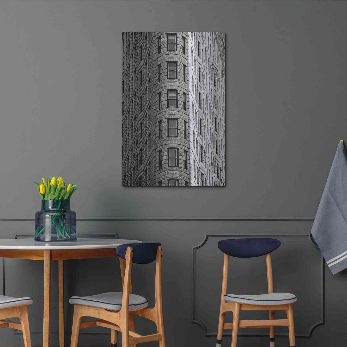 Luxe Metal Art 'Reflections of NYC I' by Jeff Pica, Metal Wall Art,24x36