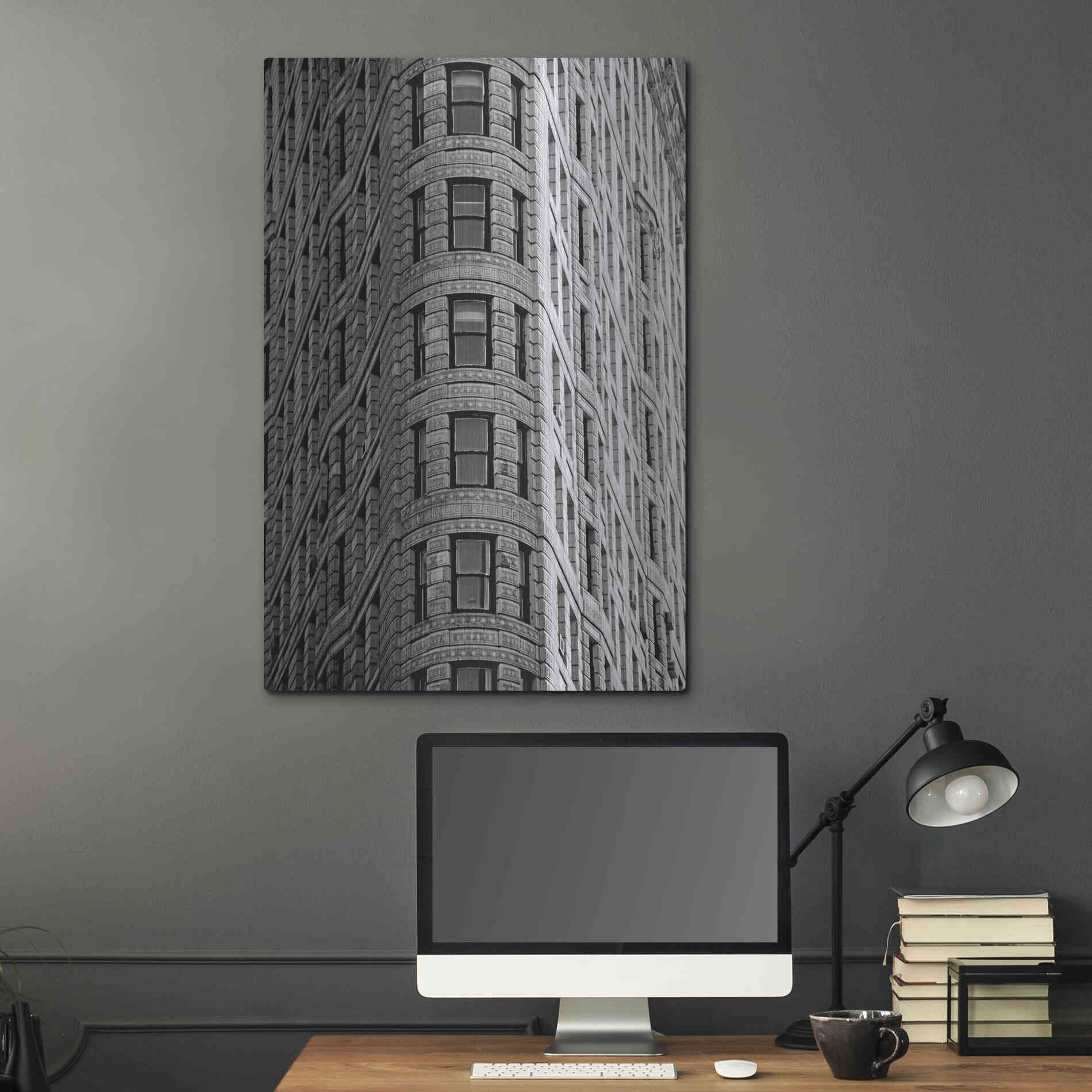 Luxe Metal Art 'Reflections of NYC I' by Jeff Pica, Metal Wall Art,24x36