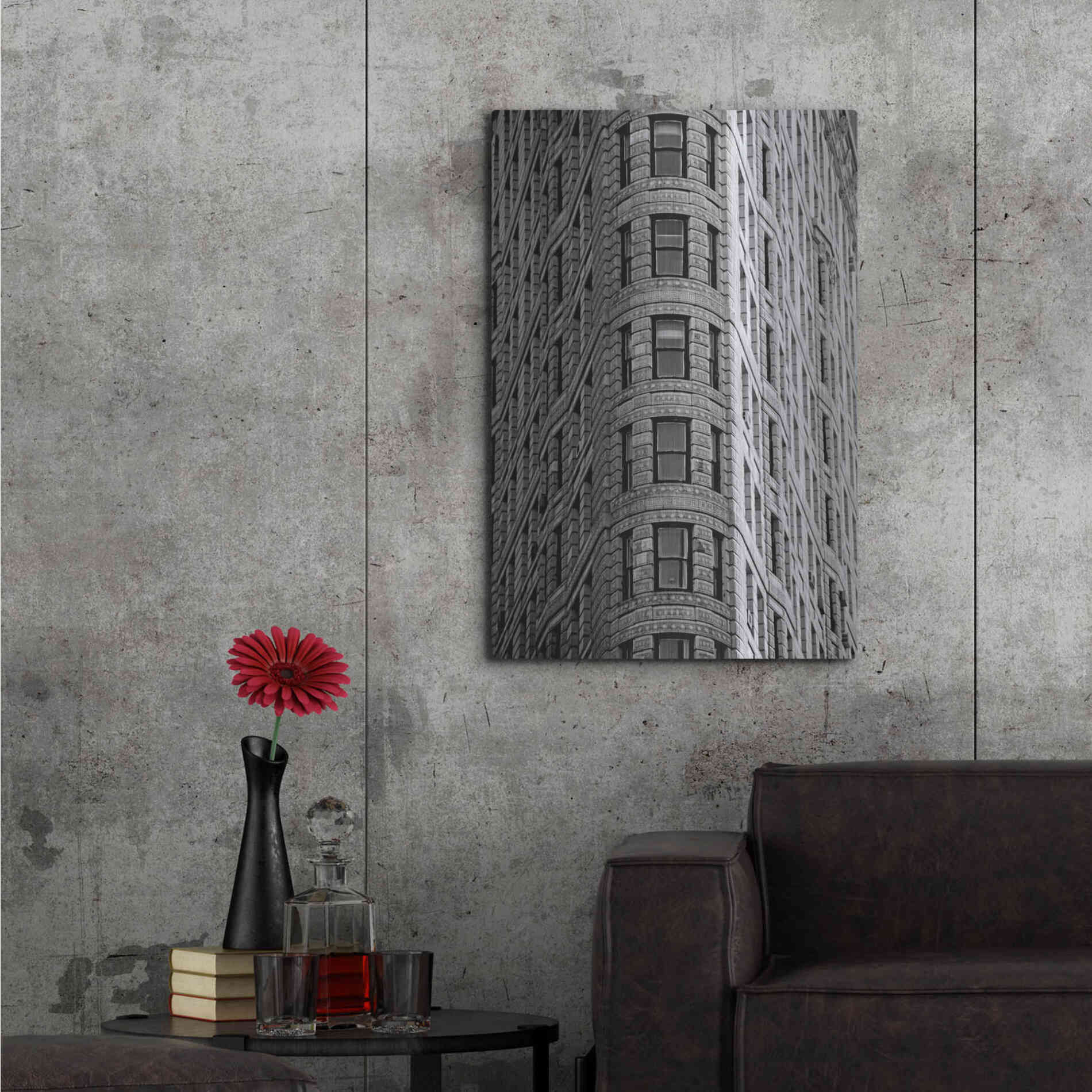 Luxe Metal Art 'Reflections of NYC I' by Jeff Pica, Metal Wall Art,24x36