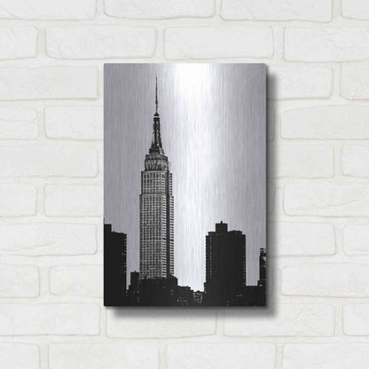 Luxe Metal Art 'NYC Skyline I' by Jeff Pica, Metal Wall Art,12x16