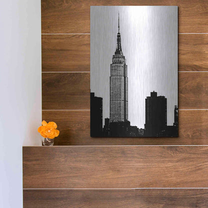 Luxe Metal Art 'NYC Skyline I' by Jeff Pica, Metal Wall Art,12x16