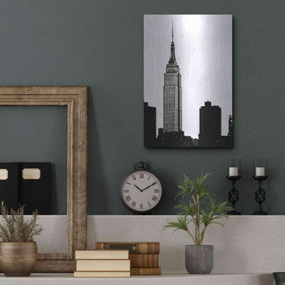 Luxe Metal Art 'NYC Skyline I' by Jeff Pica, Metal Wall Art,12x16