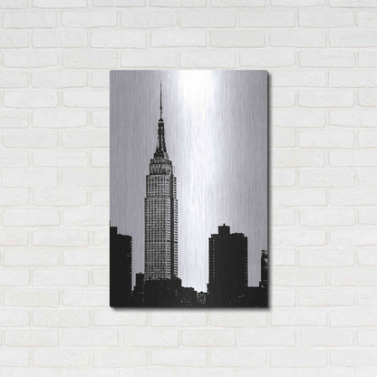 Luxe Metal Art 'NYC Skyline I' by Jeff Pica, Metal Wall Art,24x36