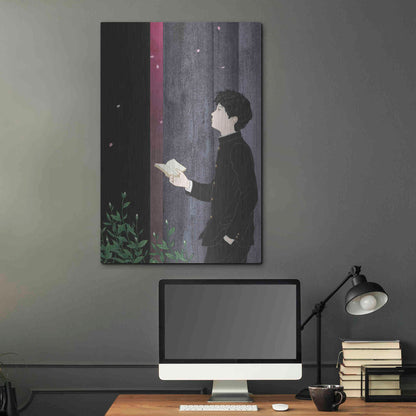 Luxe Metal Art 'Sakura' by Sai Tamiya, Metal Wall Art,24x36