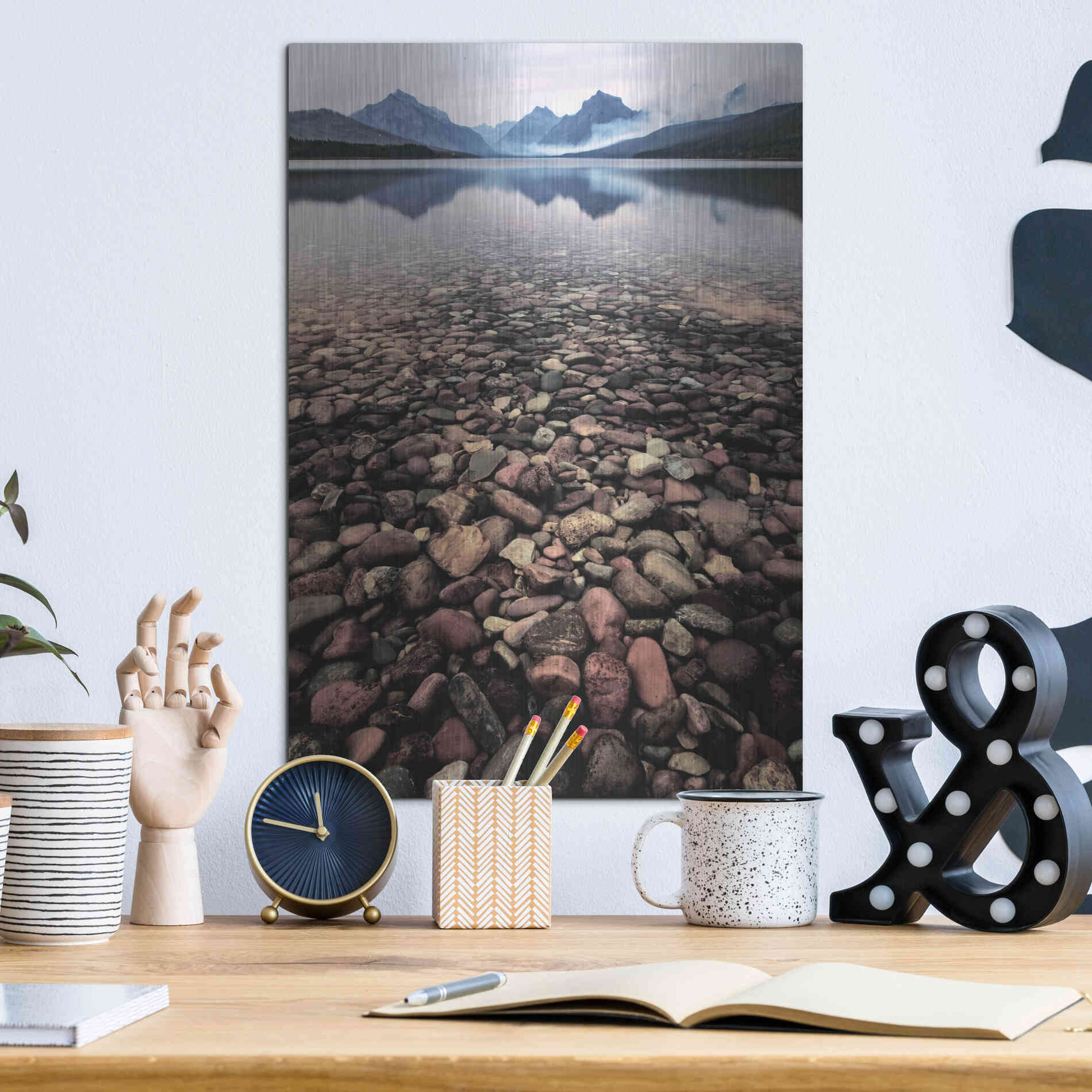 Luxe Metal Art 'Wild I' by PH Burchett, Metal Wall Art,12x16