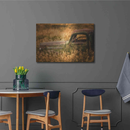 Luxe Metal Art 'Farm and Field V' by PH Burchett, Metal Wall Art,36x24