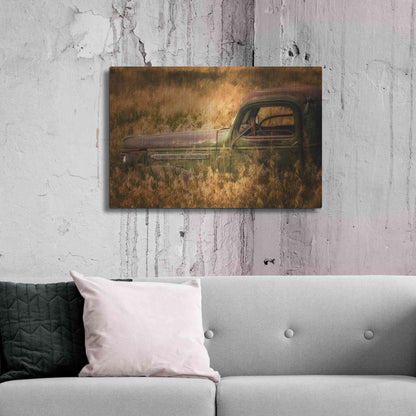 Luxe Metal Art 'Farm and Field V' by PH Burchett, Metal Wall Art,36x24