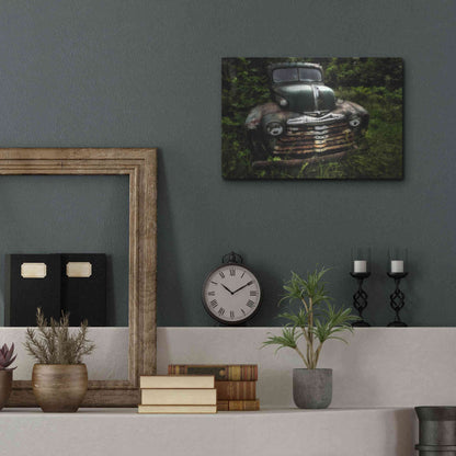 Luxe Metal Art 'Rusty Auto I' by PH Burchett, Metal Wall Art,16x12