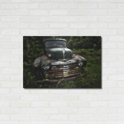 Luxe Metal Art 'Rusty Auto I' by PH Burchett, Metal Wall Art,36x24