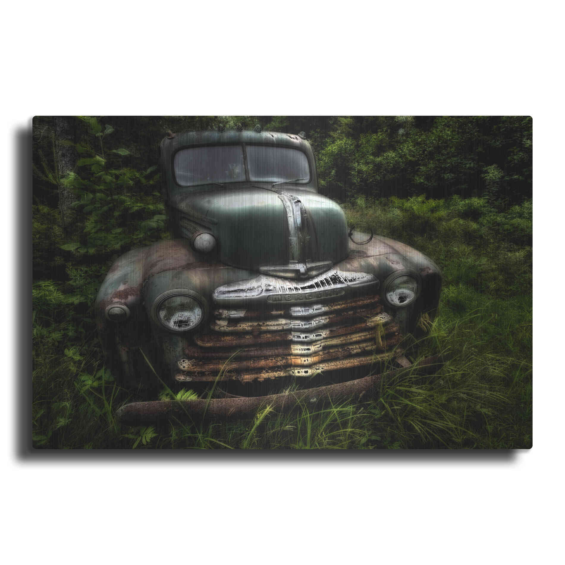 Luxe Metal Art 'Rusty Auto I' by PH Burchett, Metal Wall Art