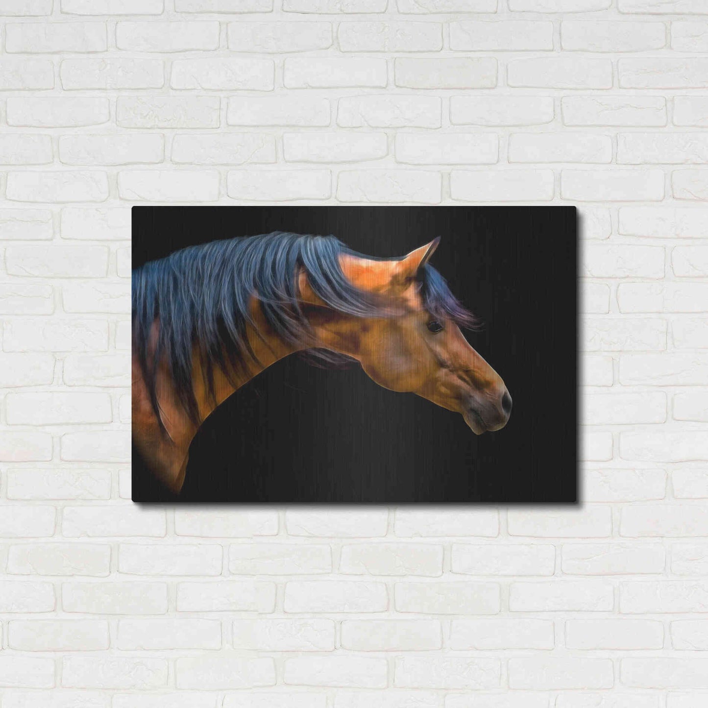 Luxe Metal Art 'Wind Swept' by PH Burchett, Metal Wall Art,36x24