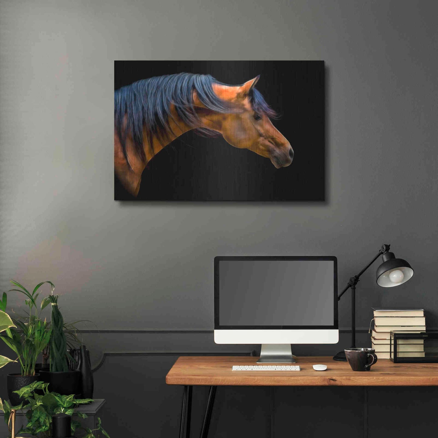 Luxe Metal Art 'Wind Swept' by PH Burchett, Metal Wall Art,36x24