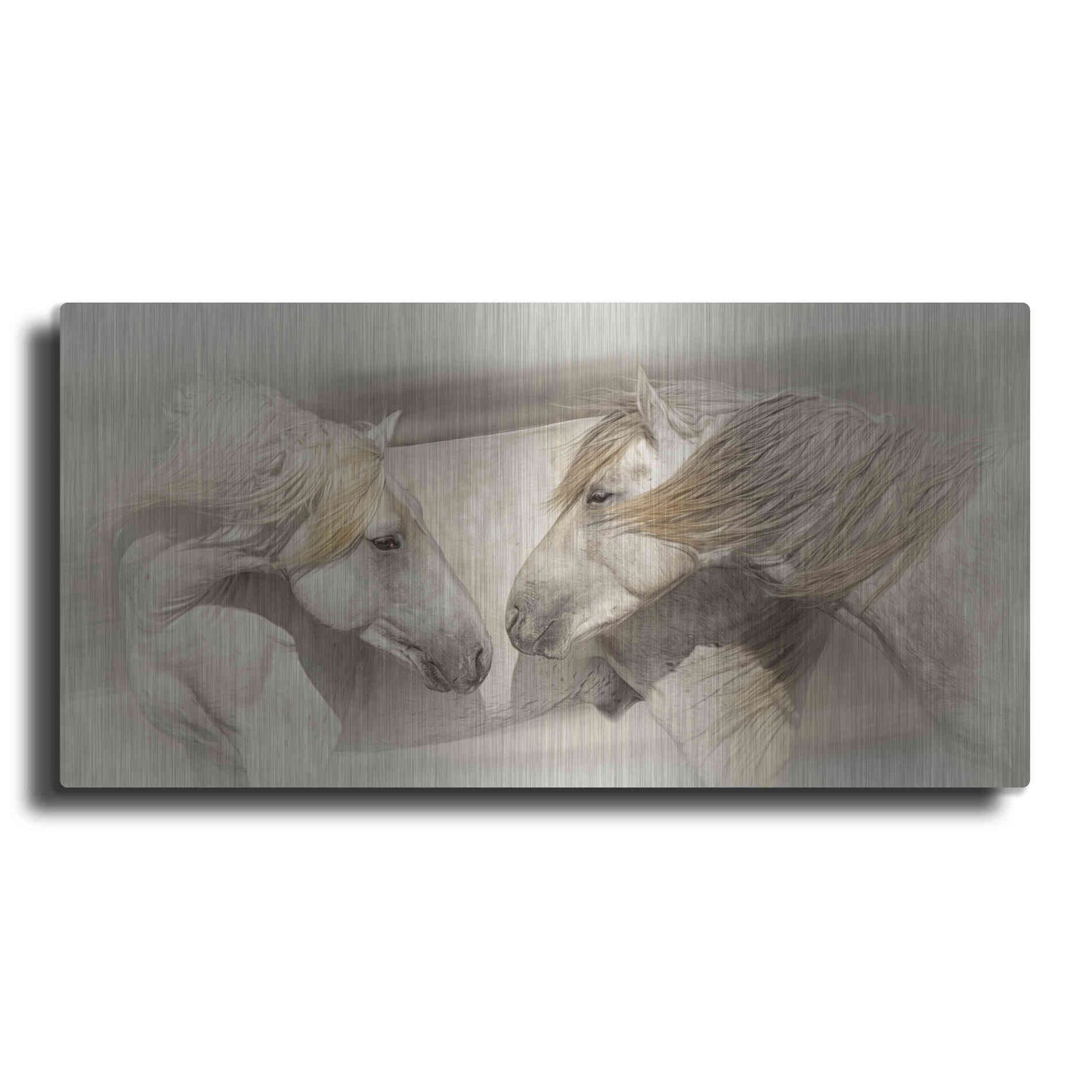 Luxe Metal Art 'Old Acquaintances' by PH Burchett, Metal Wall Art
