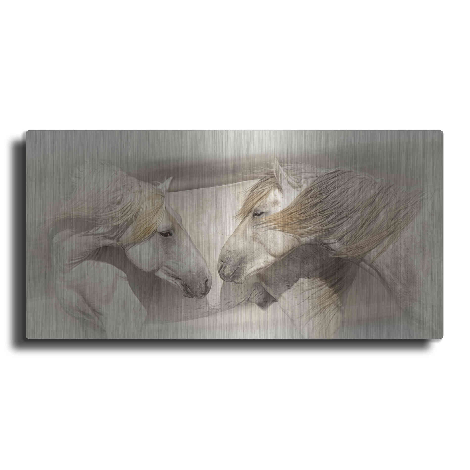 Luxe Metal Art 'Old Acquaintances' by PH Burchett, Metal Wall Art