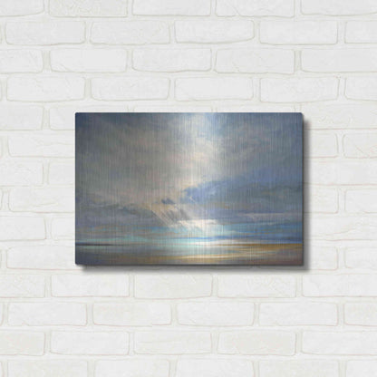 Luxe Metal Art 'Heavenly Light II' by Sheila Finch, Metal Wall Art,24x16