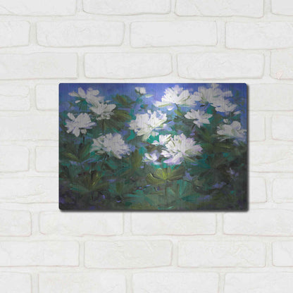 Luxe Metal Art 'Spring Flowers' by Sheila Finch, Metal Wall Art,16x12