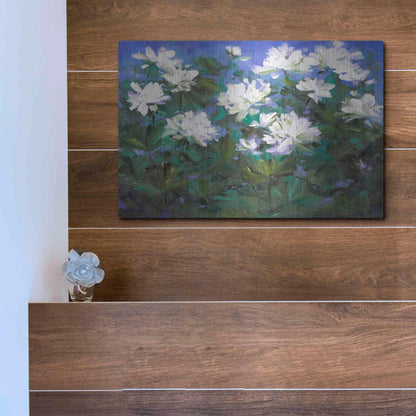 Luxe Metal Art 'Spring Flowers' by Sheila Finch, Metal Wall Art,16x12