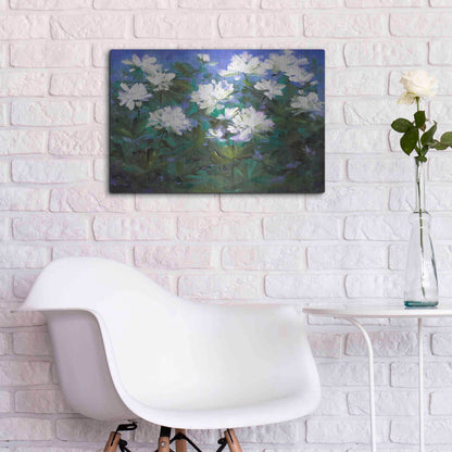 Luxe Metal Art 'Spring Flowers' by Sheila Finch, Metal Wall Art,24x16