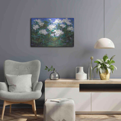 Luxe Metal Art 'Spring Flowers' by Sheila Finch, Metal Wall Art,24x16