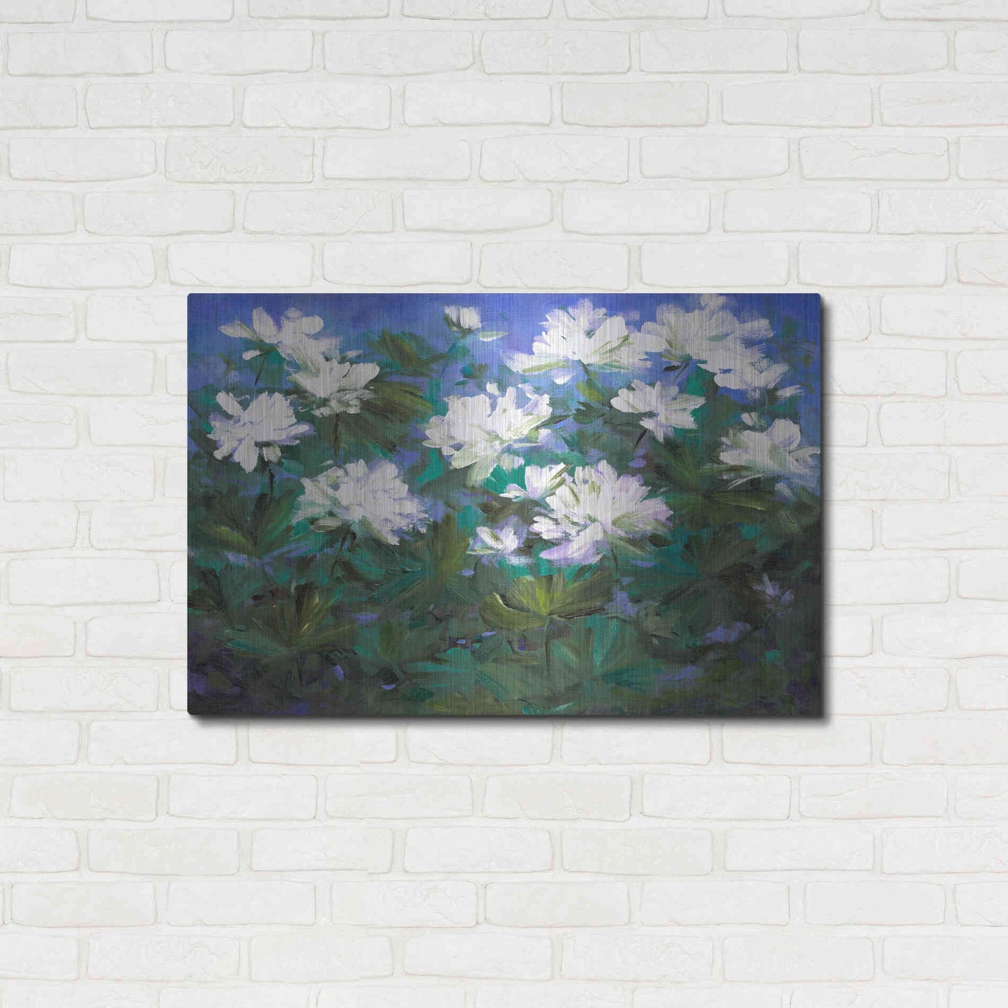 Luxe Metal Art 'Spring Flowers' by Sheila Finch, Metal Wall Art,36x24