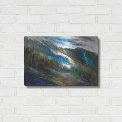Luxe Metal Art 'Sierra Storm' by Sheila Finch, Metal Wall Art,24x16