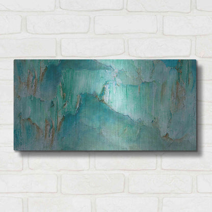 Luxe Metal Art 'Break Through II' by Sheila Finch, Metal Wall Art,24x12