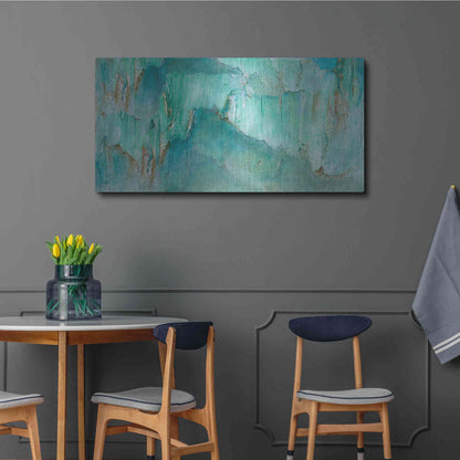 Luxe Metal Art 'Break Through II' by Sheila Finch, Metal Wall Art,48x24