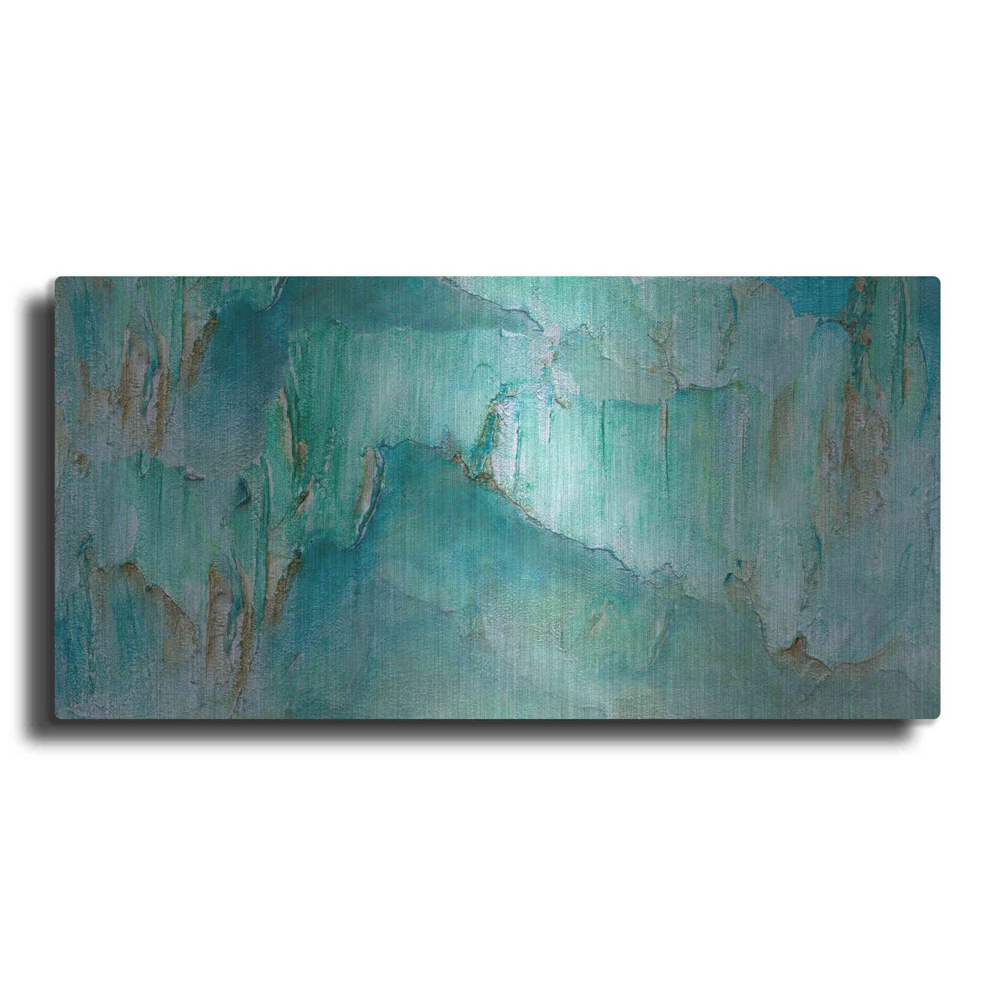 Luxe Metal Art 'Break Through II' by Sheila Finch, Metal Wall Art