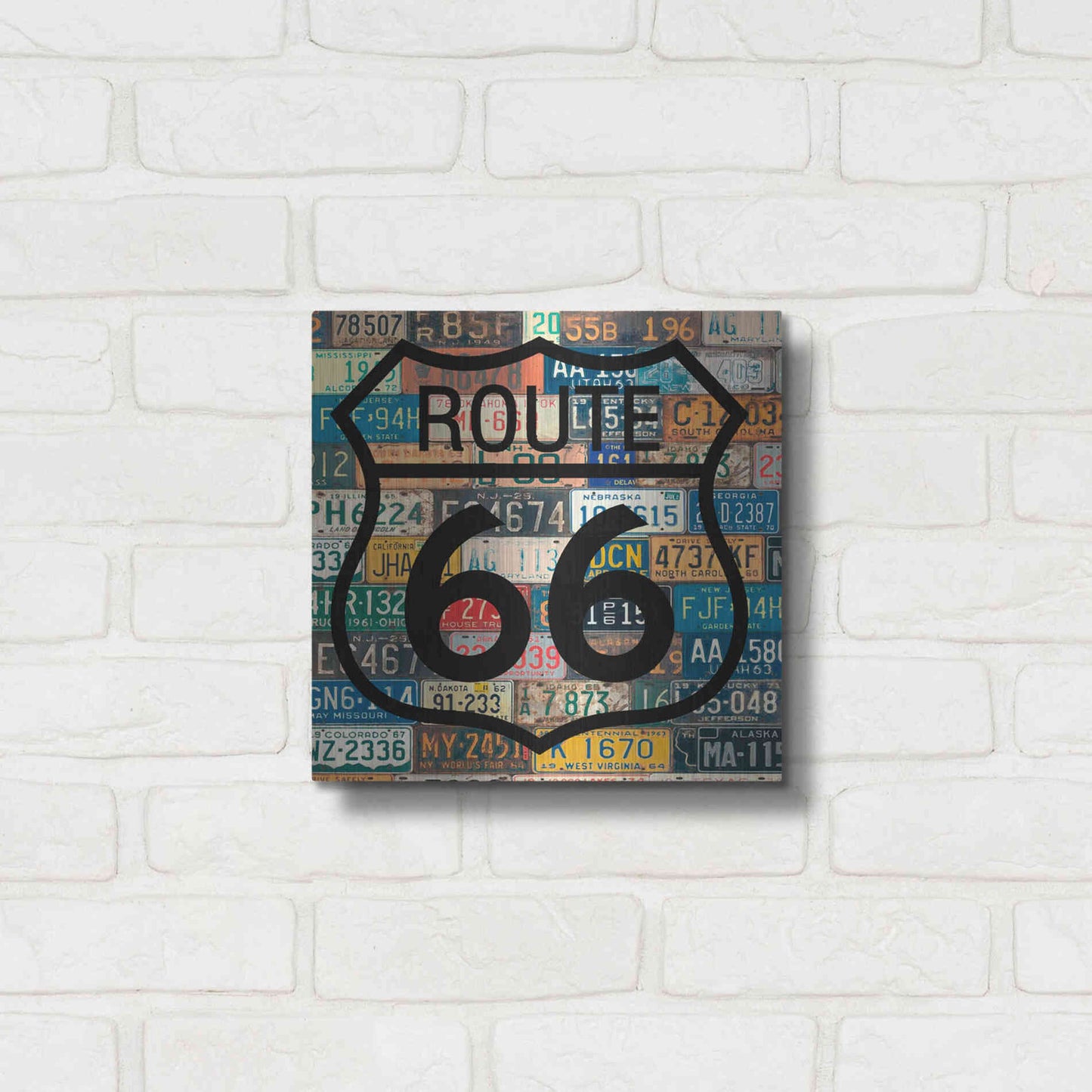 Luxe Metal Art 'Garage Sign V' by Studio W, Metal Wall Art,12x12