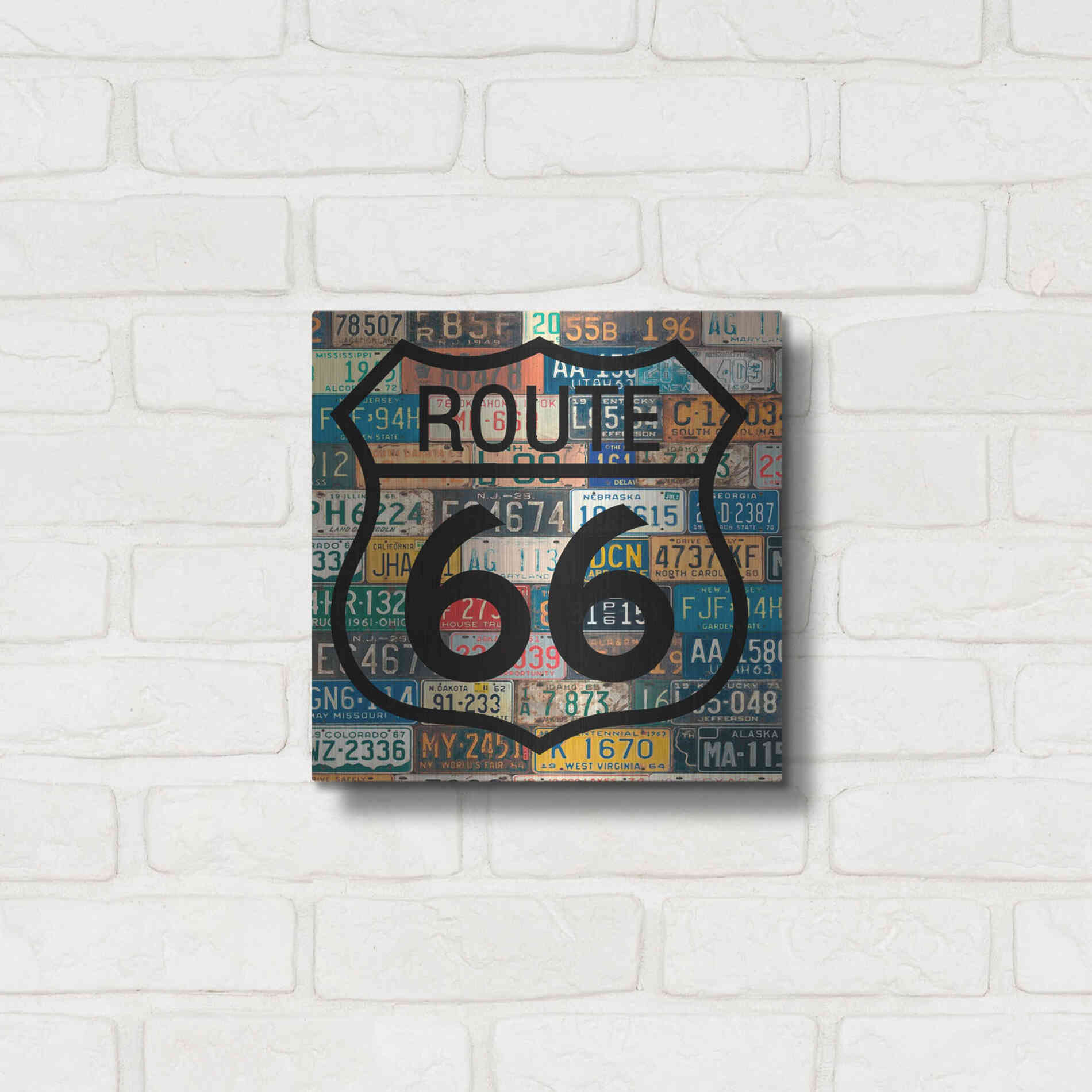 Luxe Metal Art 'Garage Sign V' by Studio W, Metal Wall Art,12x12