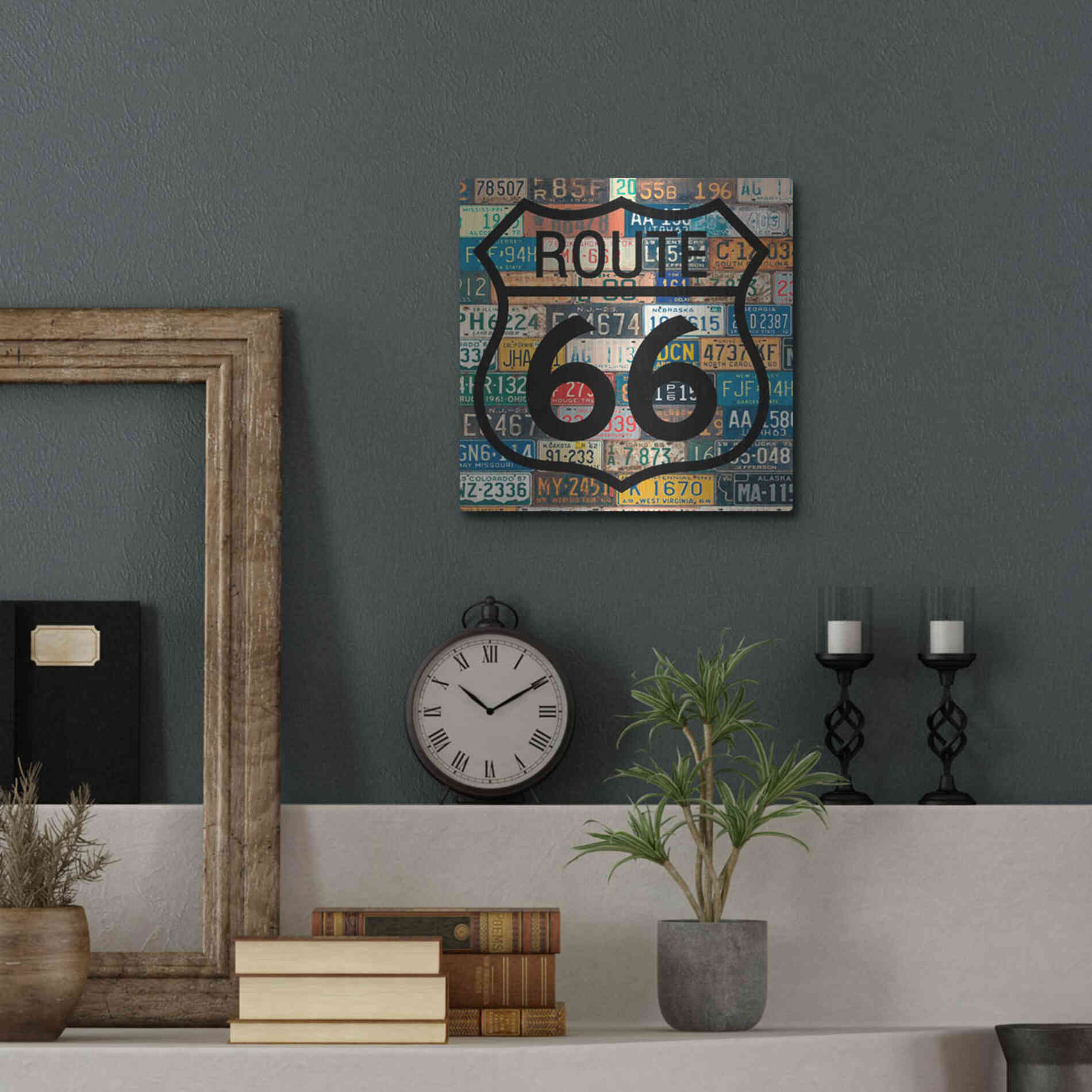 Luxe Metal Art 'Garage Sign V' by Studio W, Metal Wall Art,12x12