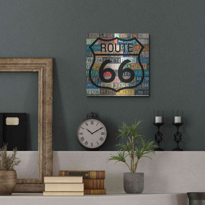Luxe Metal Art 'Garage Sign V' by Studio W, Metal Wall Art,12x12