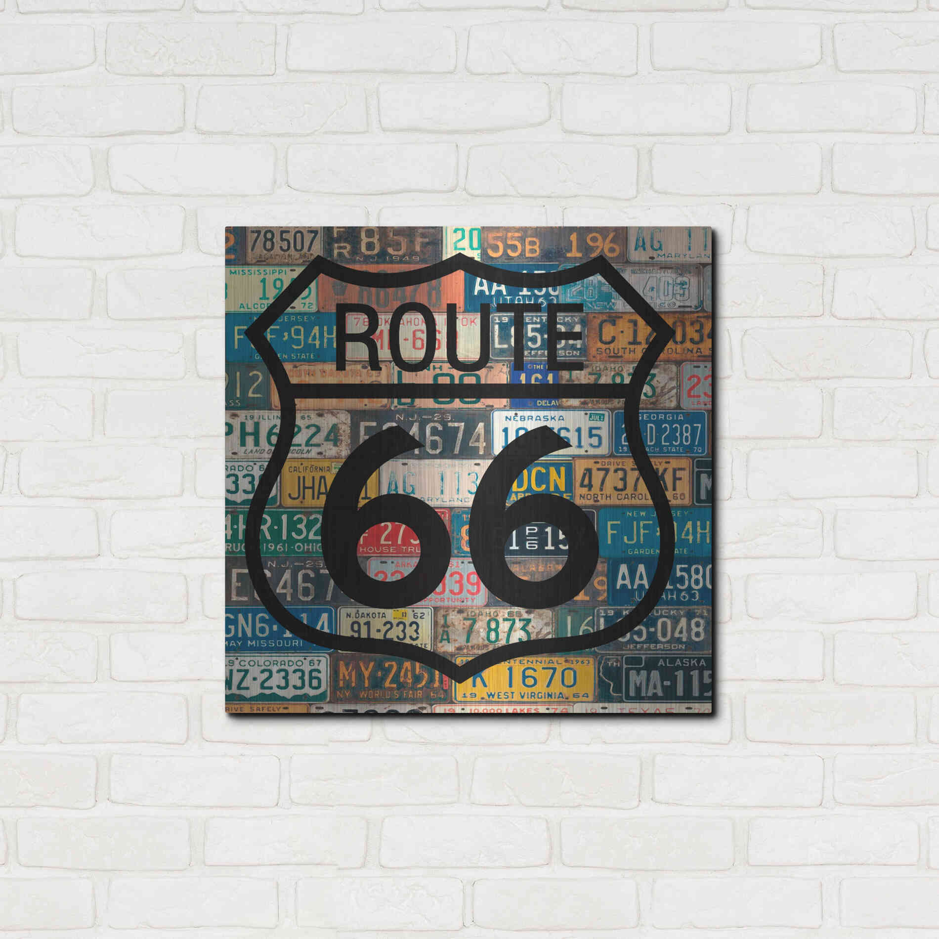 Luxe Metal Art 'Garage Sign V' by Studio W, Metal Wall Art,24x24