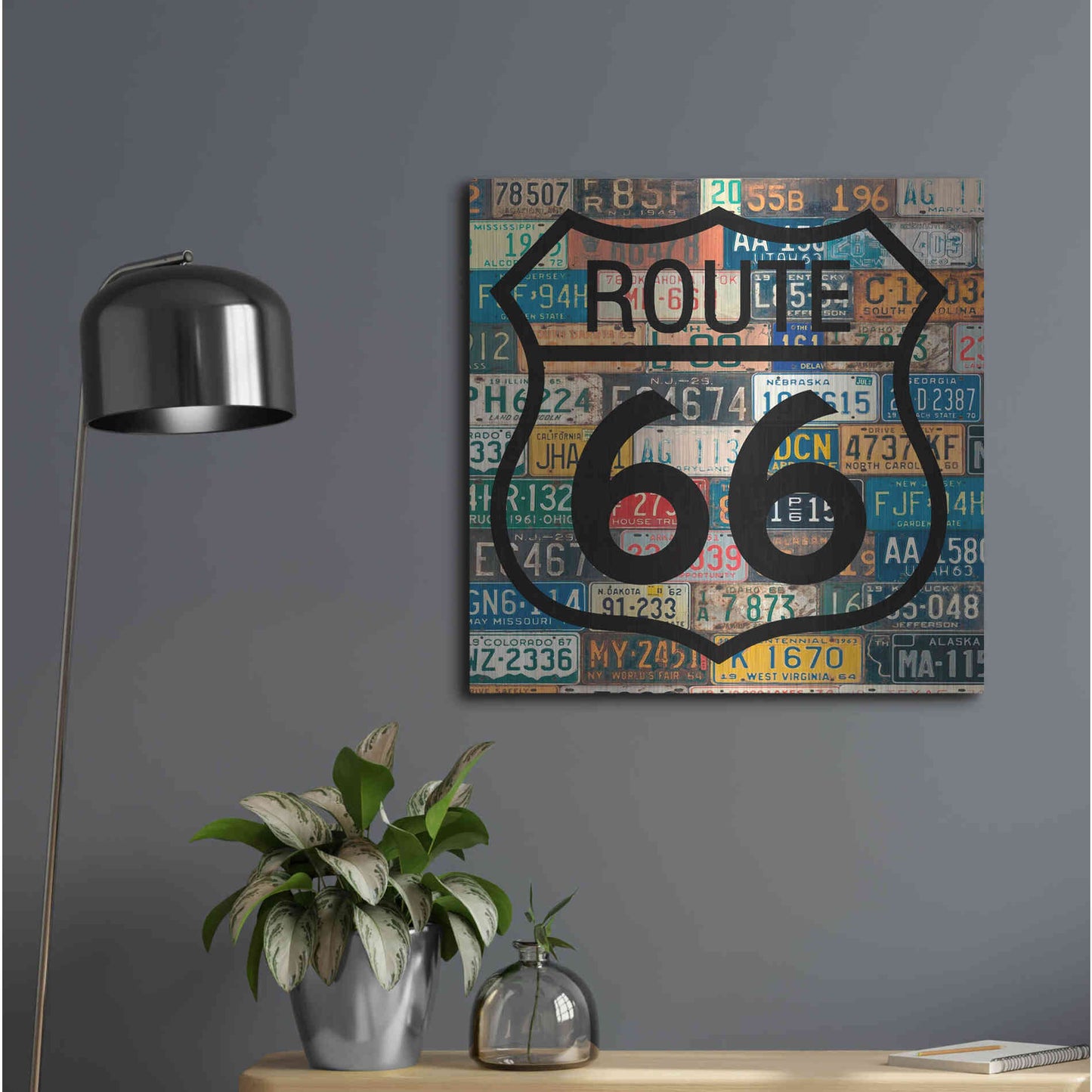 Luxe Metal Art 'Garage Sign V' by Studio W, Metal Wall Art,24x24