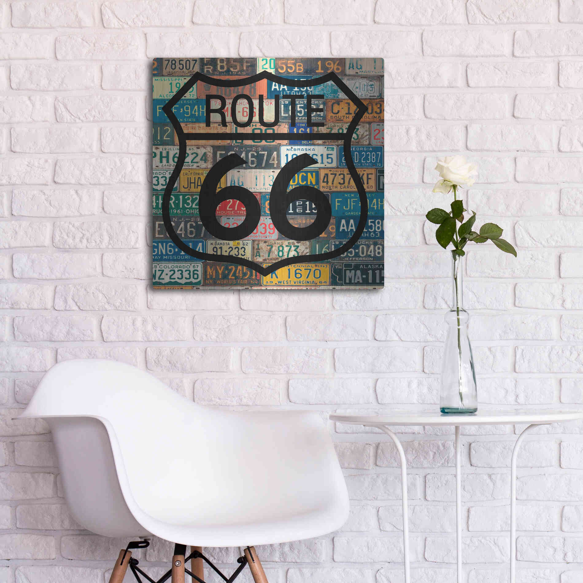 Luxe Metal Art 'Garage Sign V' by Studio W, Metal Wall Art,24x24
