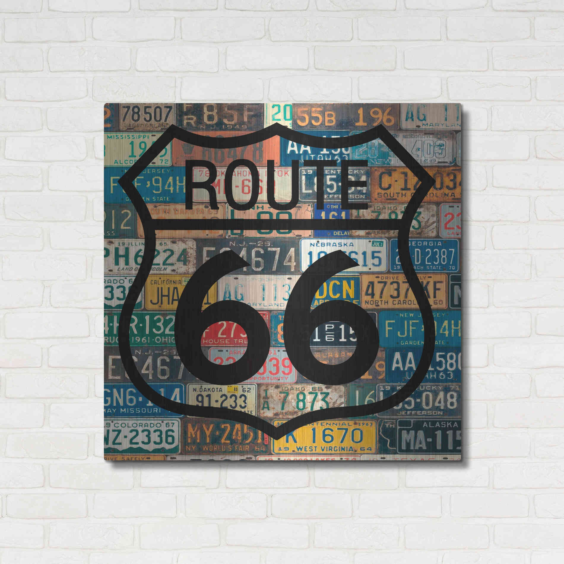 Luxe Metal Art 'Garage Sign V' by Studio W, Metal Wall Art,36x36