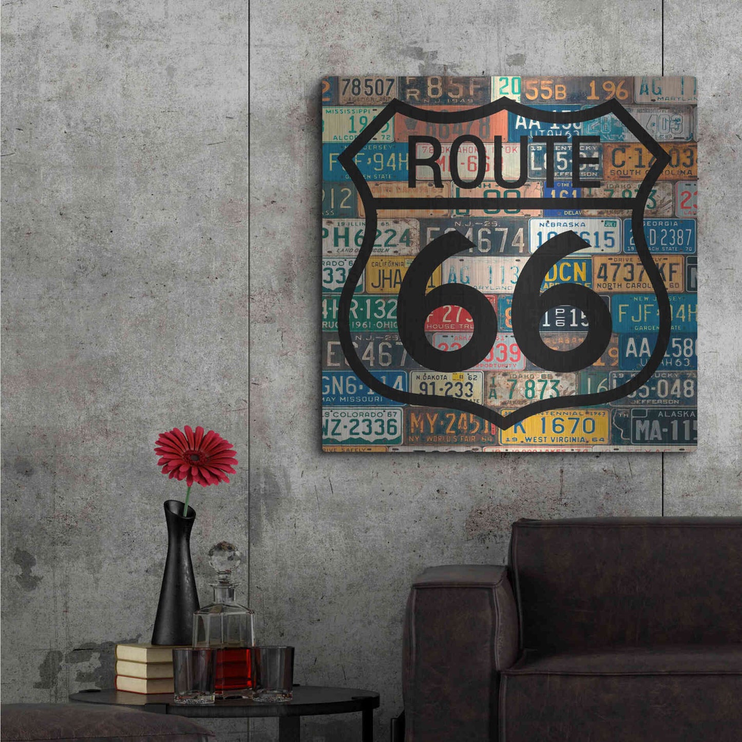 Luxe Metal Art 'Garage Sign V' by Studio W, Metal Wall Art,36x36