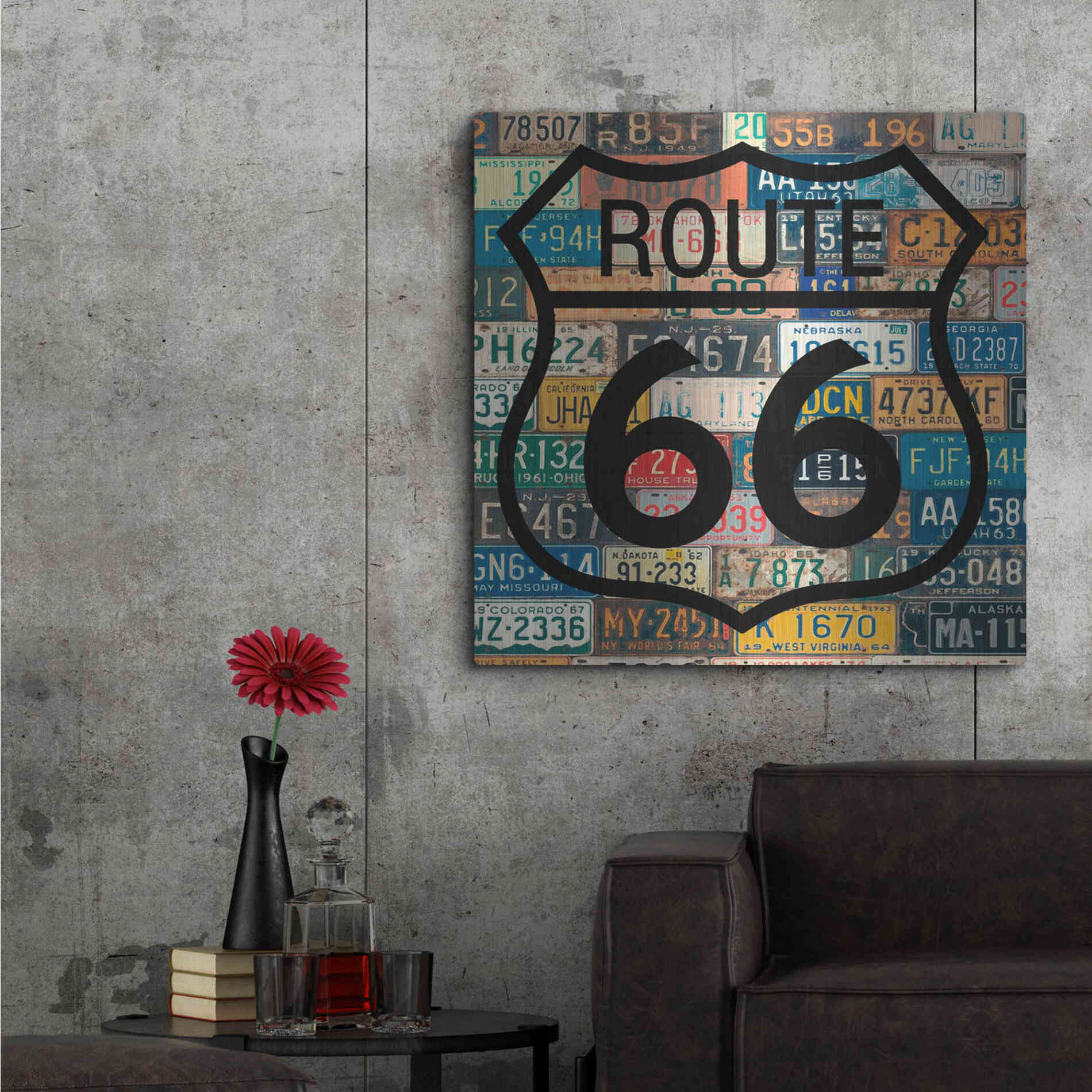 Luxe Metal Art 'Garage Sign V' by Studio W, Metal Wall Art,36x36