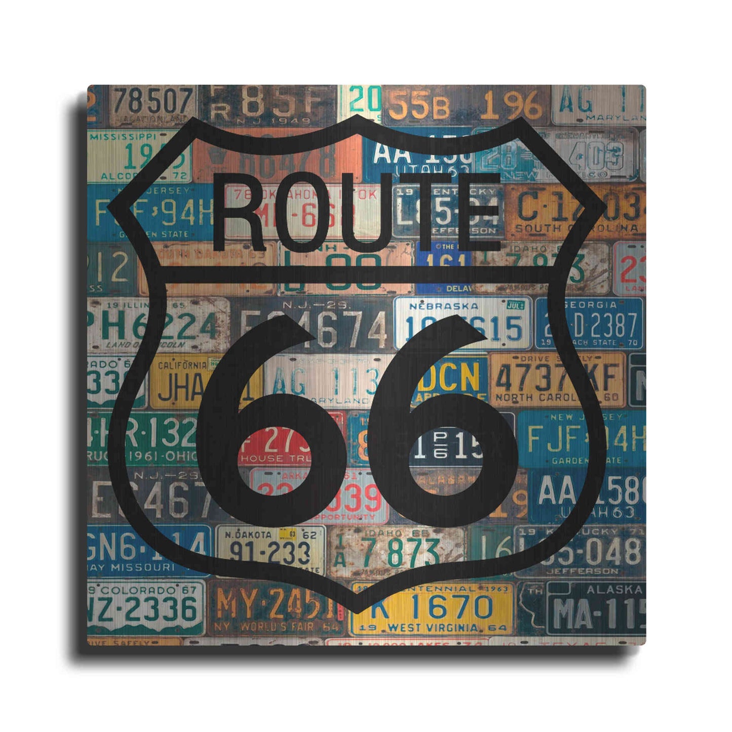 Luxe Metal Art 'Garage Sign V' by Studio W, Metal Wall Art