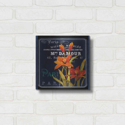 Luxe Metal Art 'Chalkboard Paris Collection C' by Studio W, Metal Wall Art,12x12