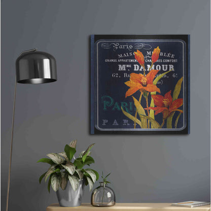 Luxe Metal Art 'Chalkboard Paris Collection C' by Studio W, Metal Wall Art,24x24