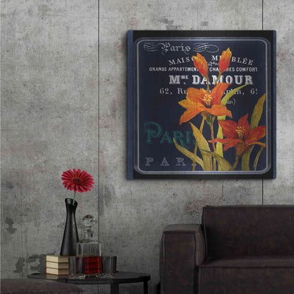 Luxe Metal Art 'Chalkboard Paris Collection C' by Studio W, Metal Wall Art,36x36