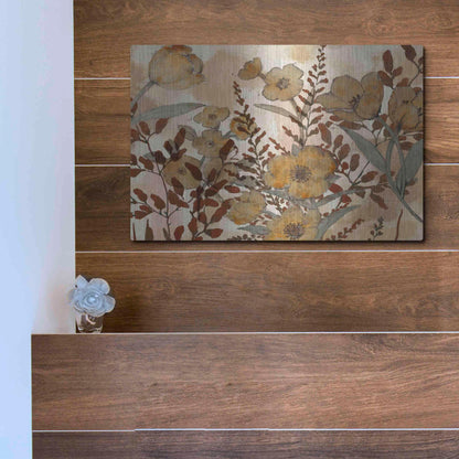 Luxe Metal Art 'Sienna Arrangement I' by Studio W, Metal Wall Art,16x12