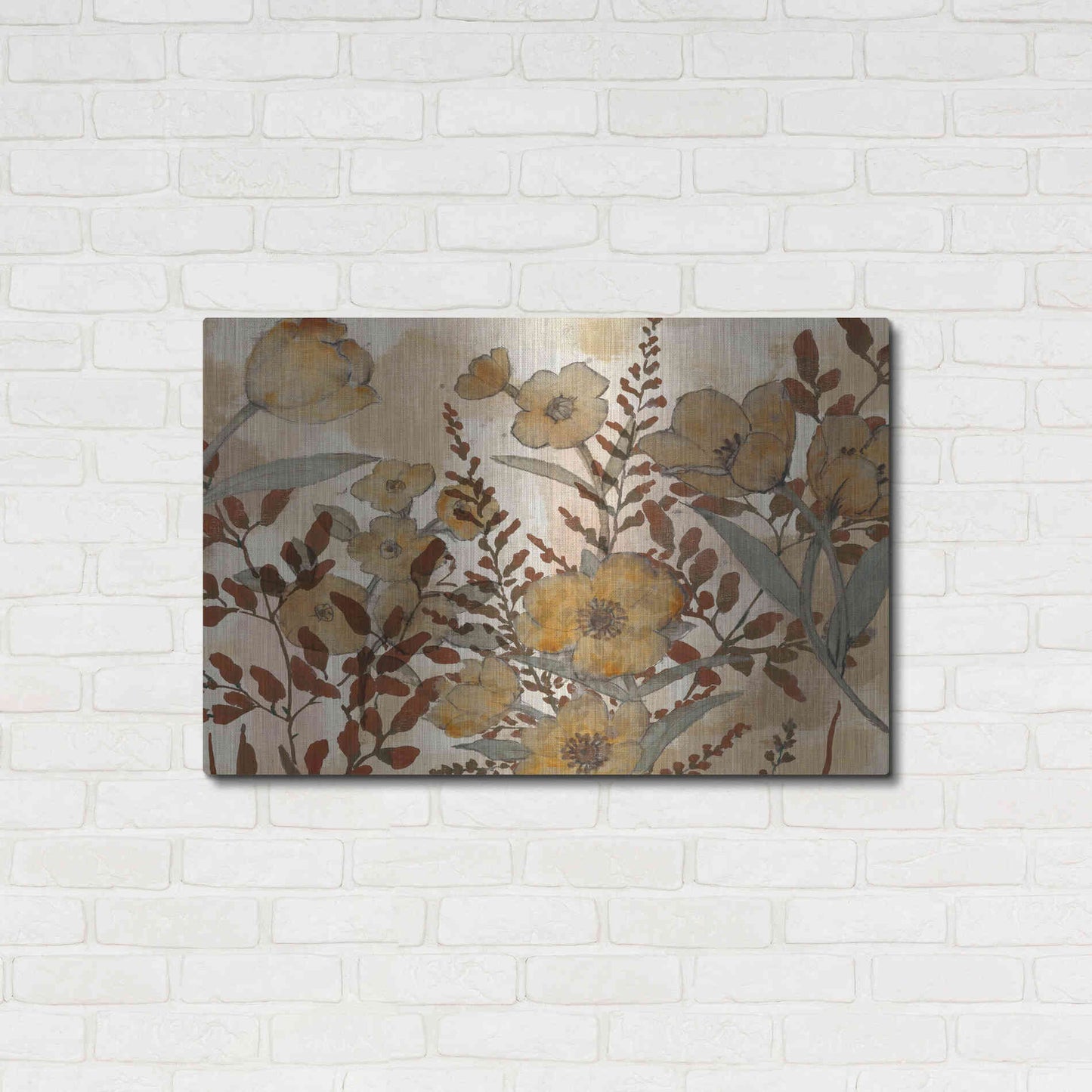 Luxe Metal Art 'Sienna Arrangement I' by Studio W, Metal Wall Art,36x24