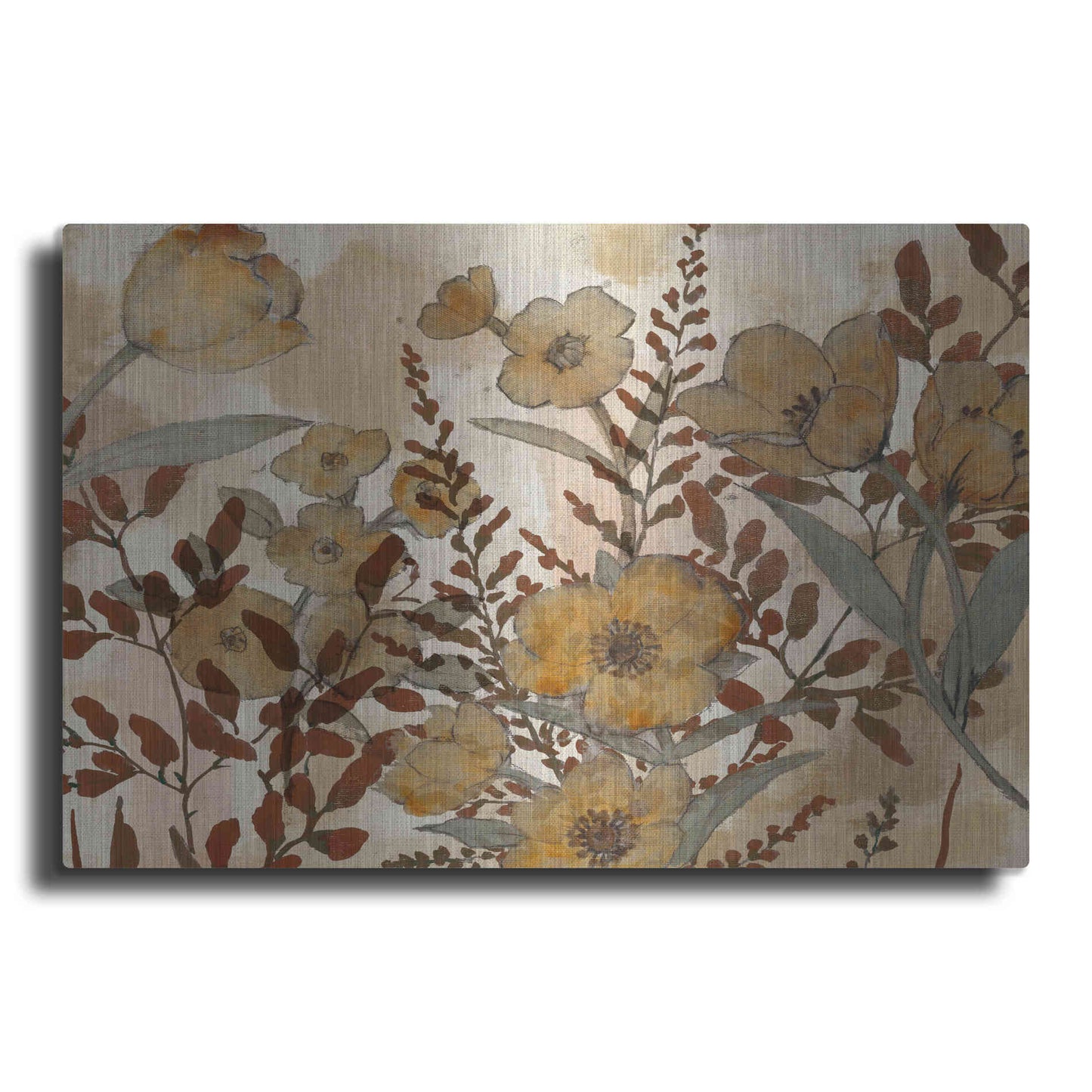 Luxe Metal Art 'Sienna Arrangement I' by Studio W, Metal Wall Art